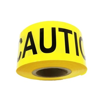 Sort & Gul Hazard Tape